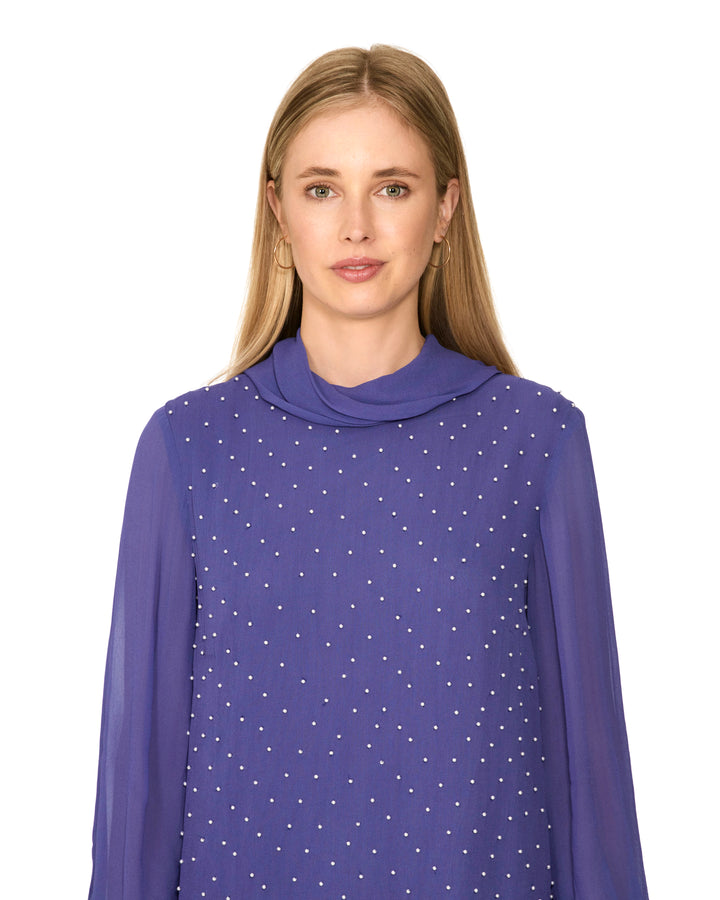 Teres Purple Shift Dress
