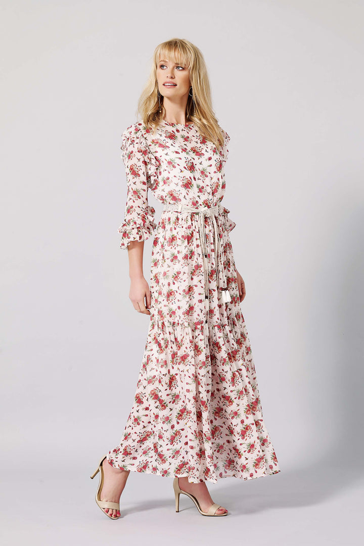 Capensis Printed Maxi Cotton Dress