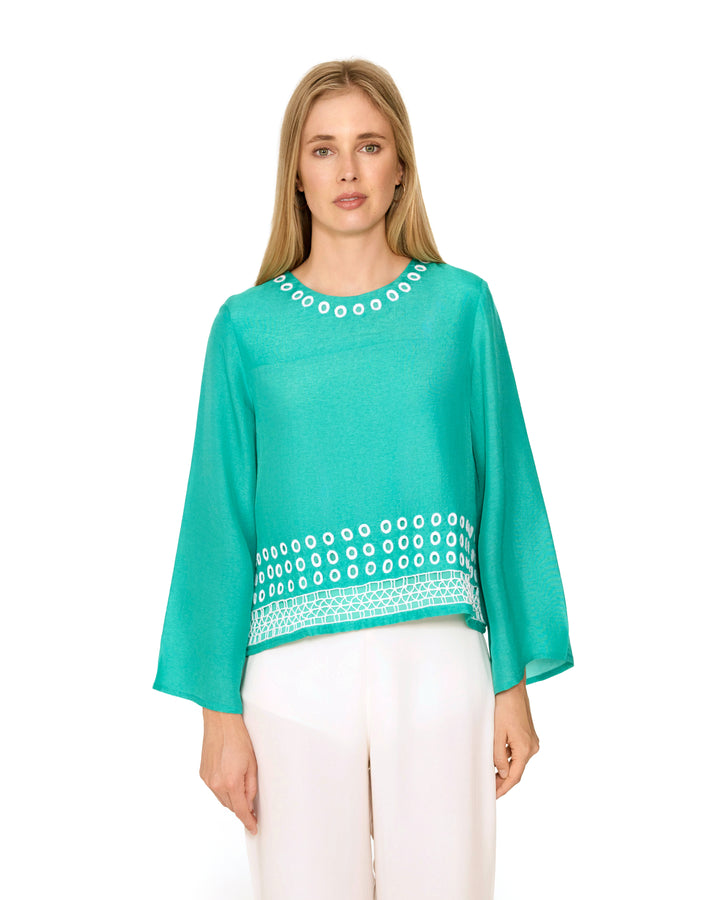 Pillansii Embroidered Top