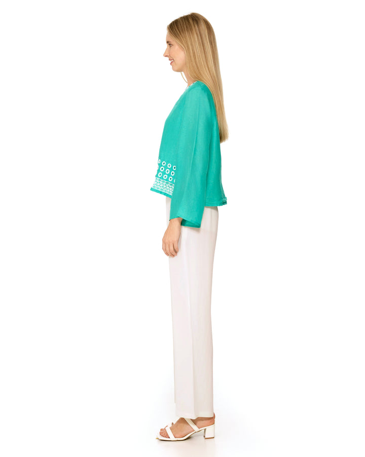 Pillansii Embroidered Top