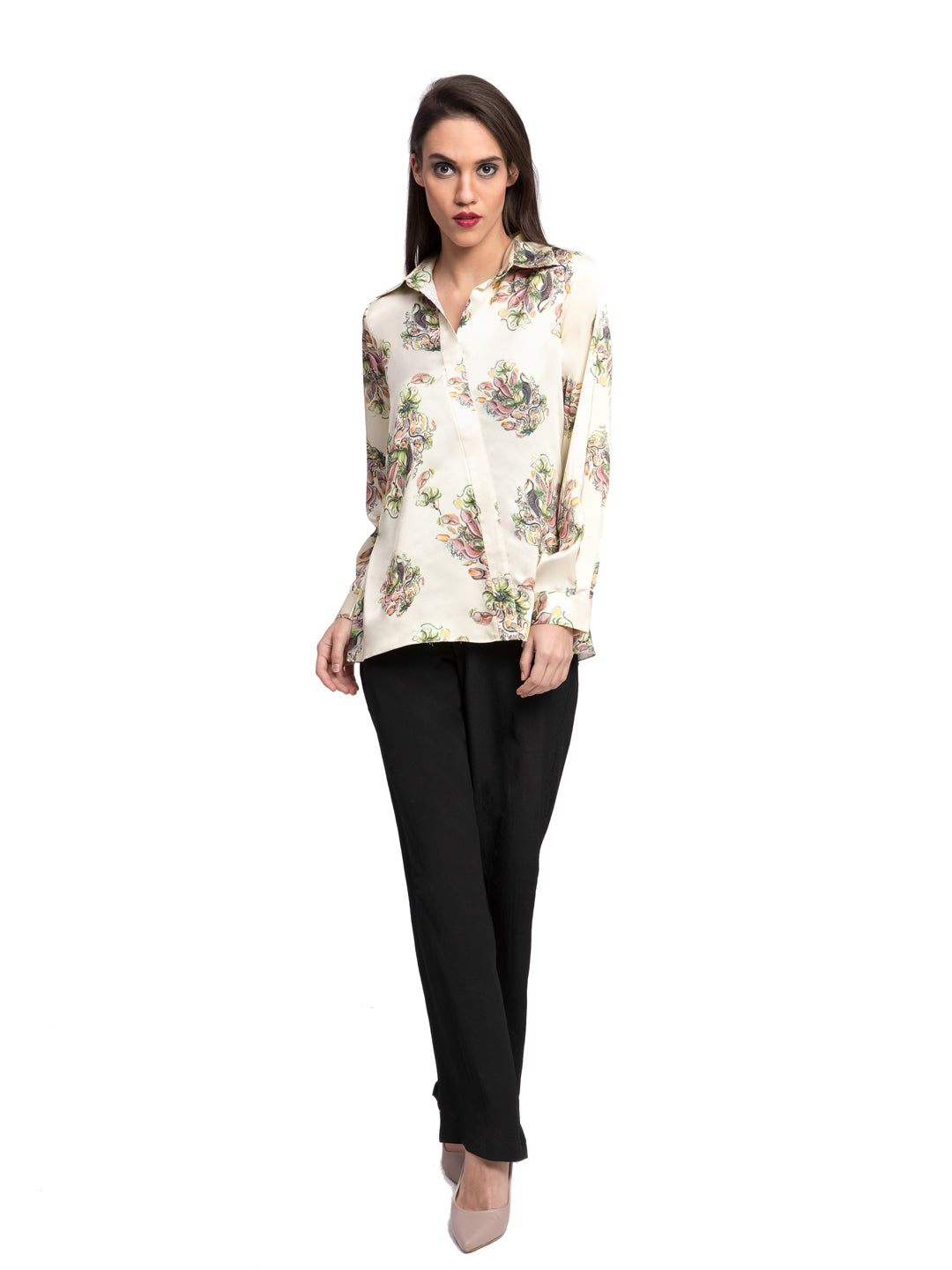 Adonis Cross Placket Blouse – The Sancy
